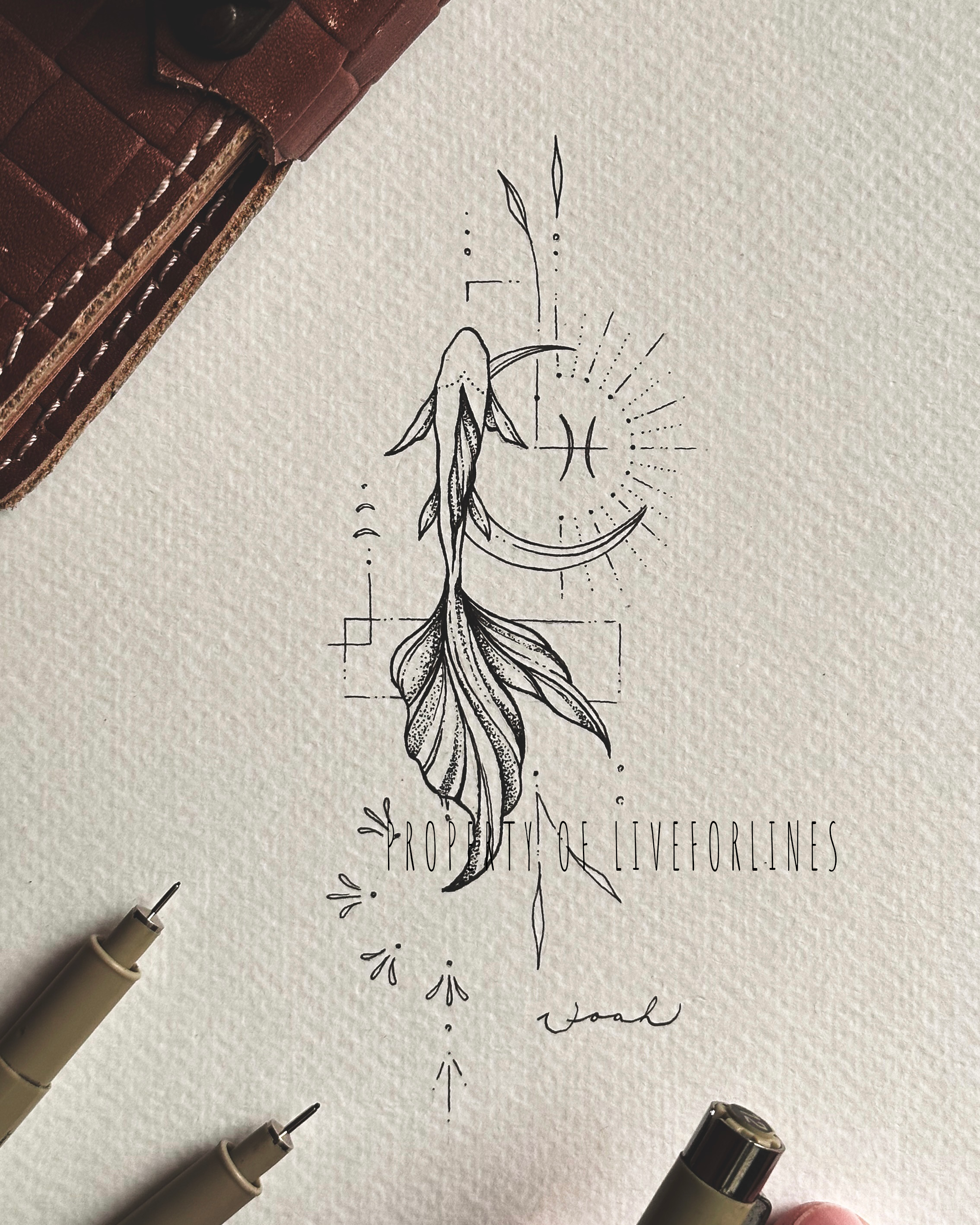 Pisces - 5 designs