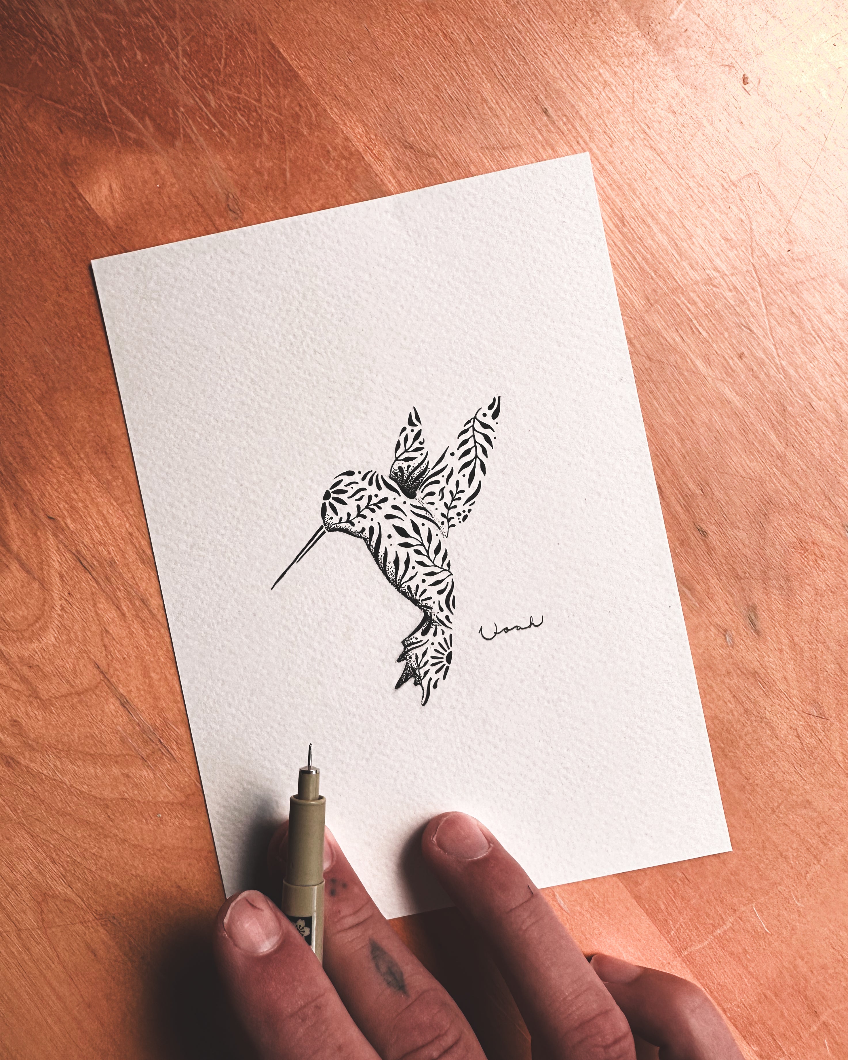 Floral Hummingbird