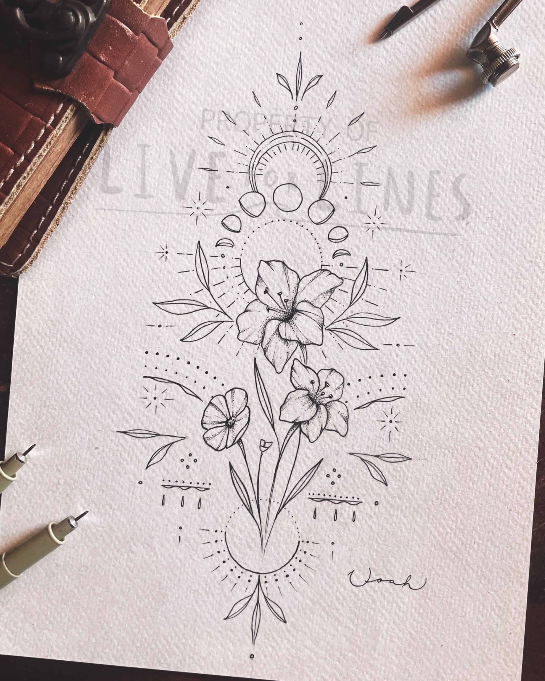 Birth Flower Tattoos for August: Elegant & Meaningful