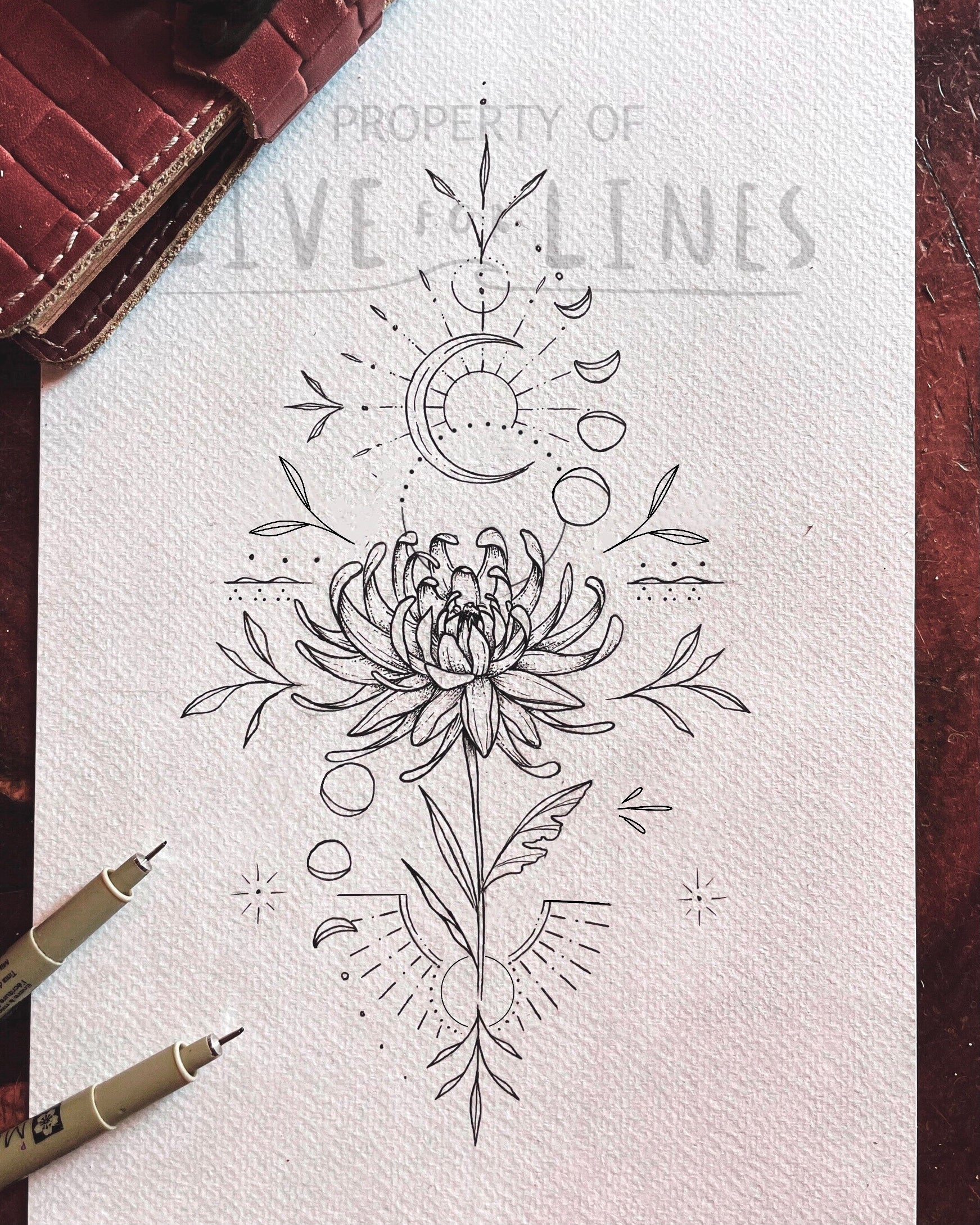 April and November Birth Flower Tattoos