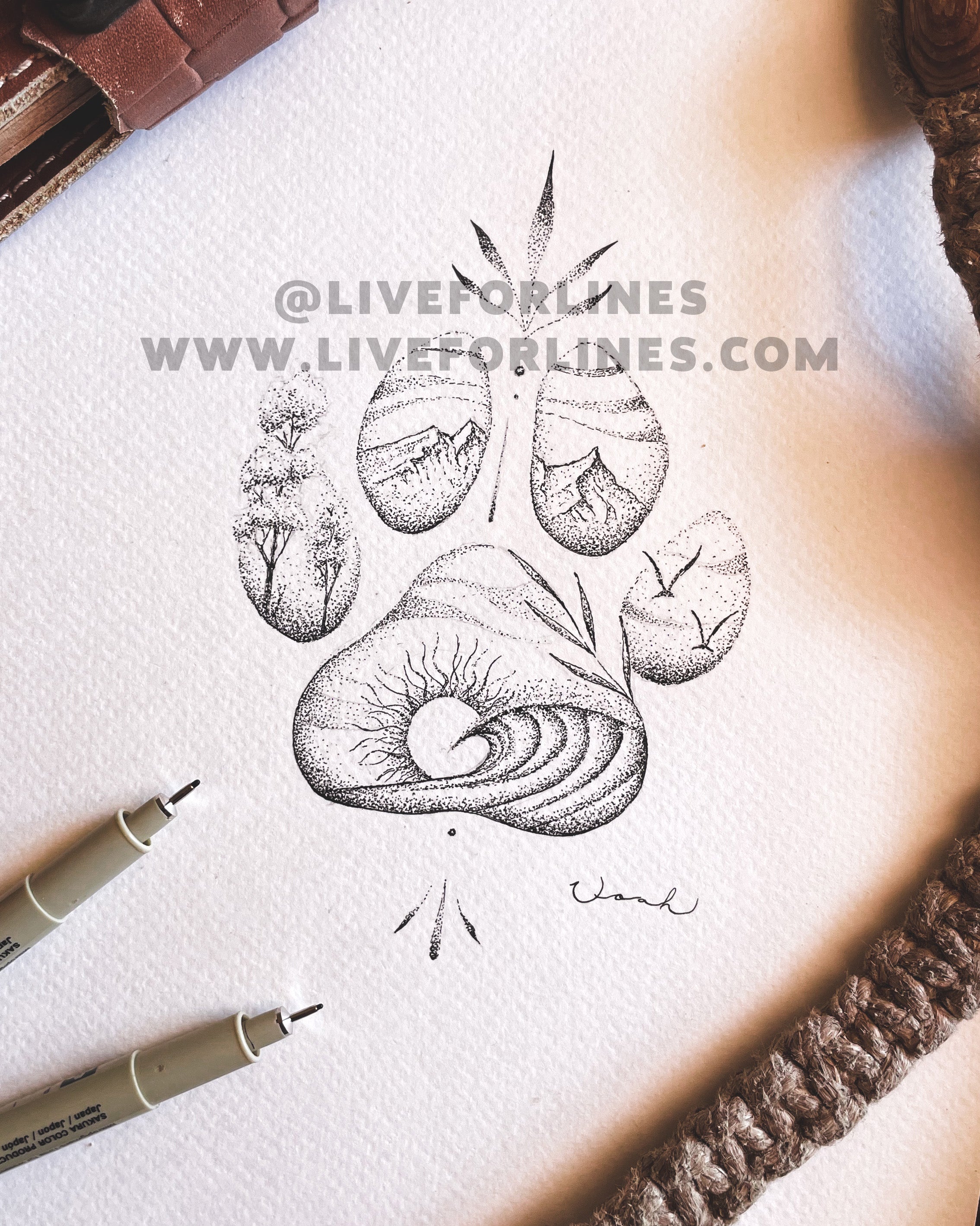 Dog Paws - 8 Designs